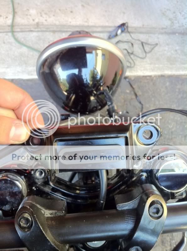 Alternate Speedo Relocation, Dummy Lights and Bottom Mount Headlight